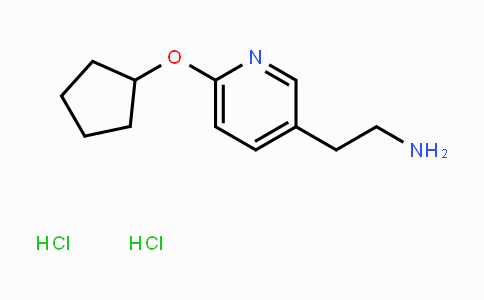 CAS No. 1337879-88-5, 2-(6-(Cyclopentyloxy)pyridin-3-yl)ethanamine dihydrochloride