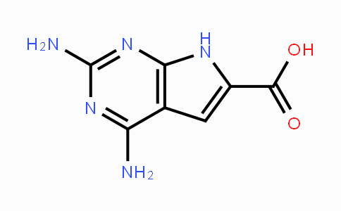 CAS No. 1337881-83-0, 2,4-Diamino-7H-pyrrolo[2,3-d]pyrimidine-6-carboxylic acid
