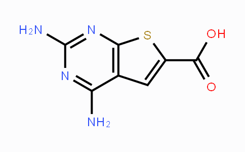CAS No. 155087-28-8, 2,4-Diaminothieno[2,3-d]pyrimidine-6-carboxylic acid