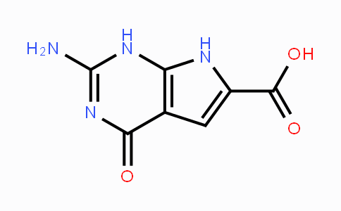 CAS No. 188062-46-6, 2-Amino-4,7-dihydro-4-oxo-1H-pyrrolo[2,3-d]pyrimidine-6-carboxylic acid