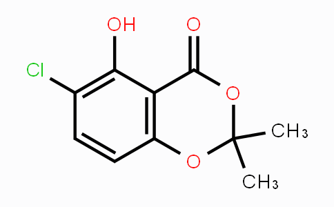 CAS No. 1300730-70-4, 6-Chloro-5-hydroxy-2,2-dimethyl-4H-benzo[d][1,3]dioxin-4-one