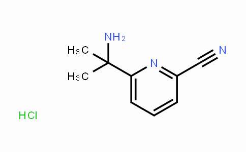 CAS No. 1192356-22-1, 6-(2-Aminopropan-2-yl)picolinonitrile hydrochloride