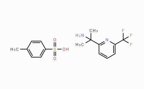 CAS No. 1192356-26-5, 2-(6-(Trifluoromethyl)pyridin-2-yl)propan-2-amine 4-methylbenzenesulfonate