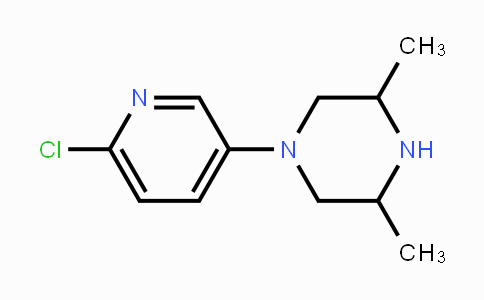 CAS No. 1169699-29-9, 1-(6-Chloropyridin-3-yl)-3,5-dimethylpiperazine