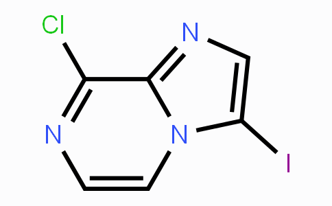 CAS No. 1049677-32-8, 8-Chloro-3-iodoimidazo[1,2-a]pyrazine