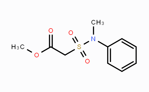 CAS No. 117765-67-0, Methyl 2-(N-methyl-N-phenylsulfamoyl)acetate