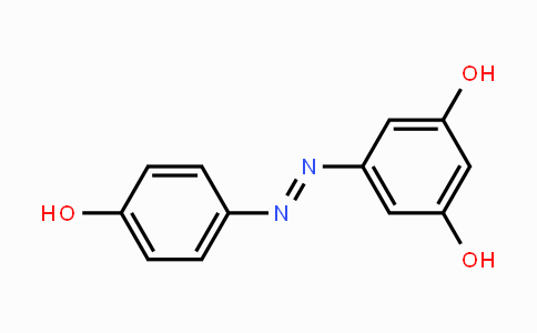 CAS No. 1393556-48-3, (E)-5-((4-Hydroxyphenyl)diazenyl)benzene-1,3-diol