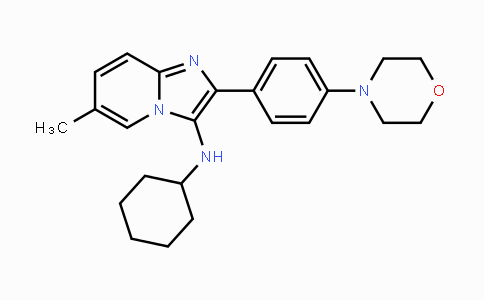 CAS No. 1353567-32-4, N-Cyclohexyl-6-methyl-2-(4-morpholinophenyl)imidazo[1,2-a]pyridin-3-amine