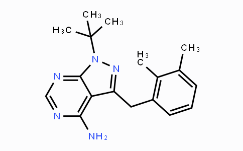 CAS No. 956026-24-7, 1-tert-Butyl-3-(2,3-dimethylbenzyl)-1H-pyrazolo[3,4-d]pyrimidin-4-amine