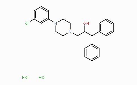 CAS No. 193611-72-2, 3-(4-(3-Chlorophenyl)piperazin-1-yl)-1,1-diphenylpropan-2-ol dihydrochloride