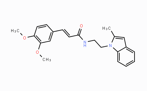 CAS No. 1164541-81-4, (E)-3-(3,4-Dimethoxyphenyl)-N-(2-(2-methyl-1H-indol-1-yl)ethyl)acrylamide