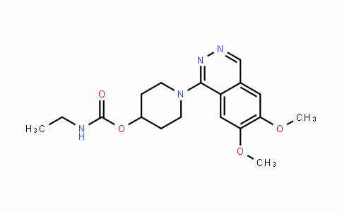 CAS No. 70724-25-3, 1-(6,7-Dimethoxyphthalazin-1-yl)piperidin-4-yl ethylcarbamate
