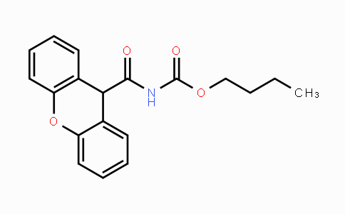 CAS No. 302841-89-0, Butyl 9H-xanthene-9-carbonylcarbamate