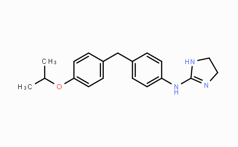 CAS No. 221529-58-4, N-(4-(4-Isopropoxybenzyl)phenyl)-4,5-dihydro-1H-imidazol-2-amine