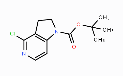 494767-22-5 | tert-Butyl 4-chloro-2,3-dihydro-1H-pyrrolo[3,2-c]pyridine-1-carboxylate