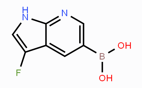 CAS No. 1111637-69-4, 3-Fluoro-1H-pyrrolo[2,3-b]pyridin-5-ylboronic acid