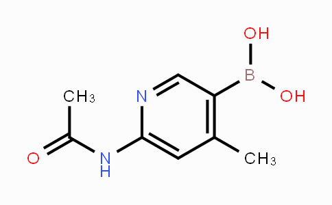 CAS No. 1111637-72-9, 6-Acetamido-4-methylpyridin-3-ylboronic acid
