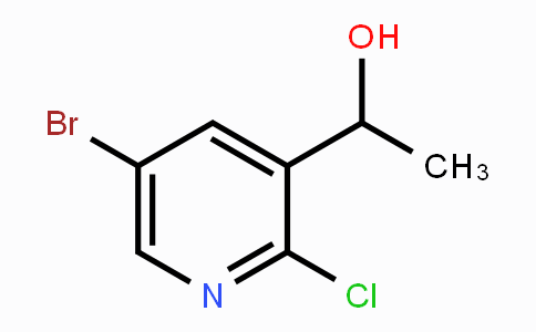 CAS No. 1111638-41-5, 1-(5-Bromo-2-chloropyridin-3-yl)ethanol