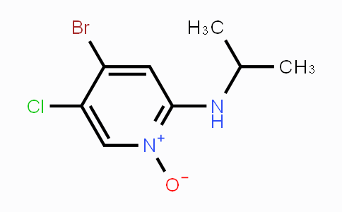 CAS No. 869886-91-9, 4-Bromo-5-chloro-2-(isopropylamino)pyridine 1-oxide