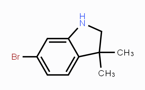 CAS No. 158326-85-3, 6-Bromo-3,3-dimethylindoline