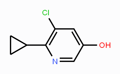 CAS No. 1355067-18-3, 5-Chloro-6-cyclopropylpyridin-3-ol