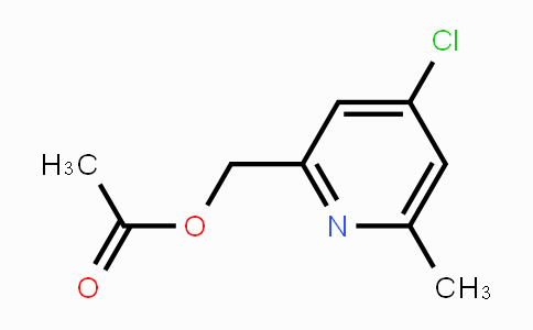 CAS No. 339585-99-8, (4-Chloro-6-methylpyridin-2-yl)methyl acetate