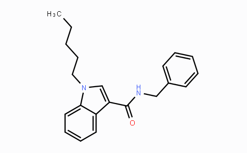 CAS No. 695213-59-3, 1H-Indole-3-carboxamide, 1-pentyl-N-(phenylmethyl)-