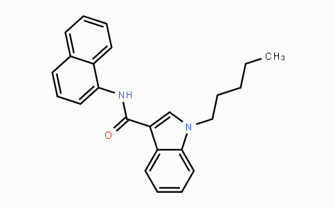 CAS No. 1338925-11-3, N-(Naphthalen-1-yl)-1-pentyl-1H-indole-3-carboxamide