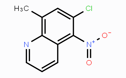 CAS No. 27527-95-3, 6-Chloro-8-methyl-5-nitroquinoline