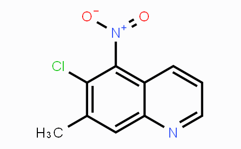 CAS No. 86984-28-3, 6-Chloro-7-methyl-5-nitroquinoline
