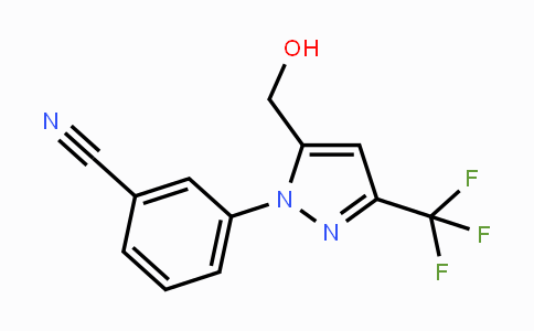 CAS No. 209919-64-2, 3-(5-(Hydroxymethyl)-3-(trifluoromethyl)-1H-pyrazol-1-yl)benzonitrile
