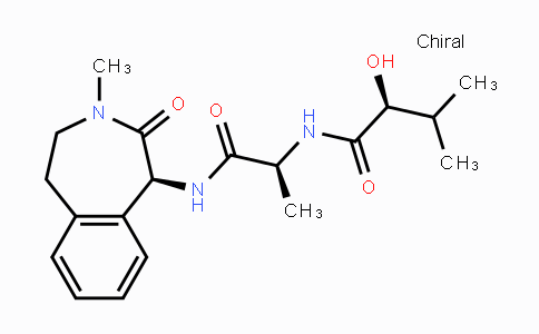 CAS No. 425386-60-3, (S)-2-Hydroxy-3-methyl-N-((S)-1-((S)-3-methyl-2-oxo-2,3,4,5-tetrahydro-1H-benzo[d]azepin-1-ylamino)-1-oxopropan-2-yl)butanamide