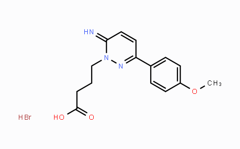CAS No. 104104-50-9, 4-(6-Imino-3-(4-methoxyphenyl)pyridazin-1(6H)-yl)butanoic acid hydrobromide