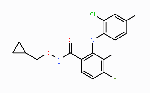 MC111458 | 212631-79-3 | 2-(2-Chloro-4-iodophenylamino)-N-(cyclopropylmethoxy)-3,4-difluorobenzamide