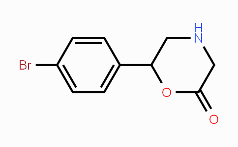 CAS No. 1823362-79-3, 6-(4-Bromophenyl)morpholin-2-one