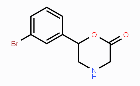 CAS No. 1823895-44-8, 6-(3-Bromophenyl)morpholin-2-one