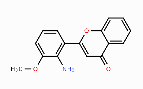 CAS No. 167869-21-8, 2-(2-Amino-3-methoxyphenyl)-4H-chromen-4-one