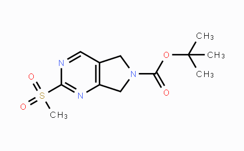 CAS No. 365996-87-8, tert-Butyl 2-(methylsulfonyl)-5H-pyrrolo[3,4-d]pyrimidine-6(7H)-carboxylate