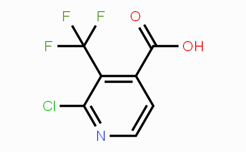 CAS No. 1227587-24-7, 2-Chloro-3-(trifluoromethyl)pyridine-4-carboxylic acid