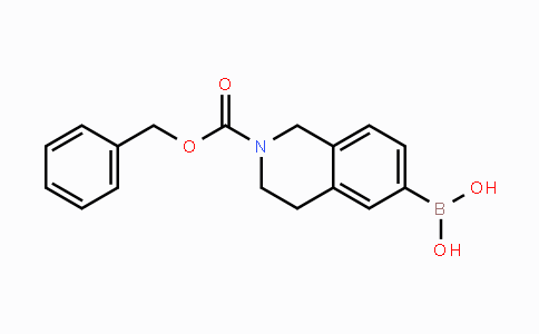 CAS No. 1020173-39-0, (2-((Benzyloxy)carbonyl)-1,2,3,4-tetrahydroisoquinolin-6-yl)boronic acid