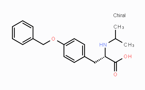 CAS No. 1951445-18-3, (S)-3-(4-(Benzyloxy)phenyl)-2-(isopropylamino)propanoic acid