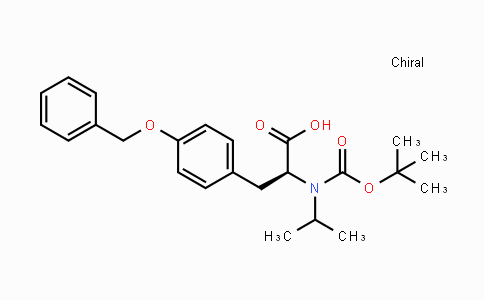 CAS No. 1951445-19-4, (S)-3-(4-(Benzyloxy)phenyl)-2-((tert-butoxycarbonyl)(isopropyl)amino)propanoic acid