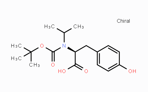 CAS No. 1951445-21-8, (S)-2-((tert-Butoxycarbonyl)(isopropyl)amino)-3-(4-hydroxyphenyl)propanoic acid