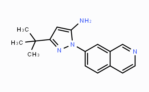 CAS No. 1951451-74-3, 3-(tert-Butyl)-1-(isoquinolin-7-yl)-1H-pyrazol-5-amine