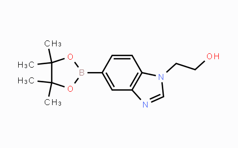 CAS No. 1491137-94-0, 2-(5-(4,4,5,5-Tetramethyl-1,3,2-dioxaborolan-2-yl)-1H-benzo[d]imidazol-1-yl)ethanol