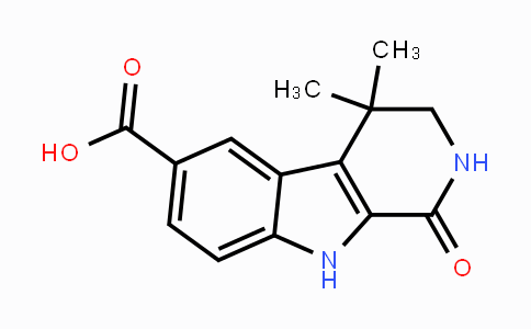 CAS No. 916520-72-4, 4,4-Dimethyl-1-oxo-2,3,4,9-tetrahydro-1H-pyrido[3,4-b]indole-6-carboxylic acid