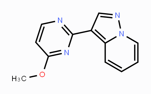 CAS No. 1330043-83-8, 3-(4-Methoxypyrimidin-2-yl)pyrazolo[1,5-a]pyridine