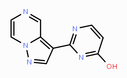 CAS No. 1330043-96-3, 2-(Pyrazolo[1,5-a]pyrazin-3-yl)pyrimidin-4-ol