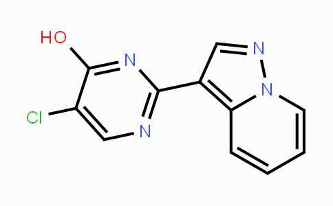 CAS No. 1331768-90-1, 5-Chloro-2-(pyrazolo[1,5-a]pyridin-3-yl)pyrimidin-4-ol