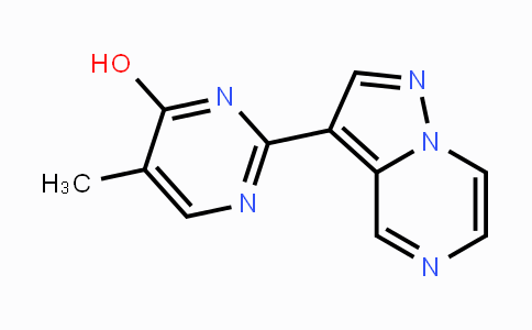 CAS No. 1330044-24-0, 5-Methyl-2-(pyrazolo[1,5-a]pyrazin-3-yl)pyrimidin-4-ol